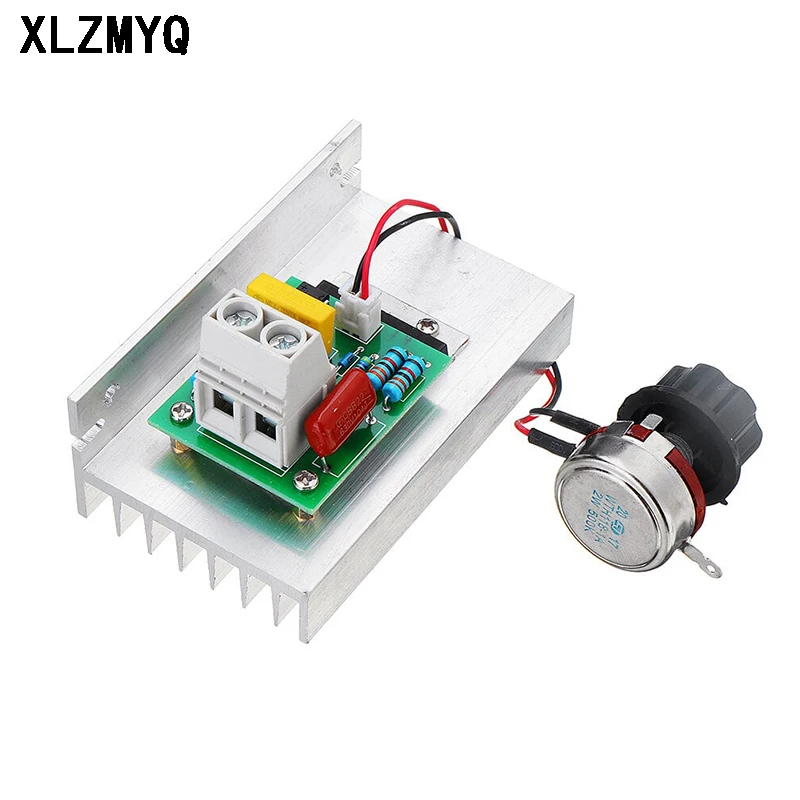 AC 220V 10000W SCR Motor Driver Controller Voltage Adjustment Power Regulator Motor Speed Controller Voltage Controller