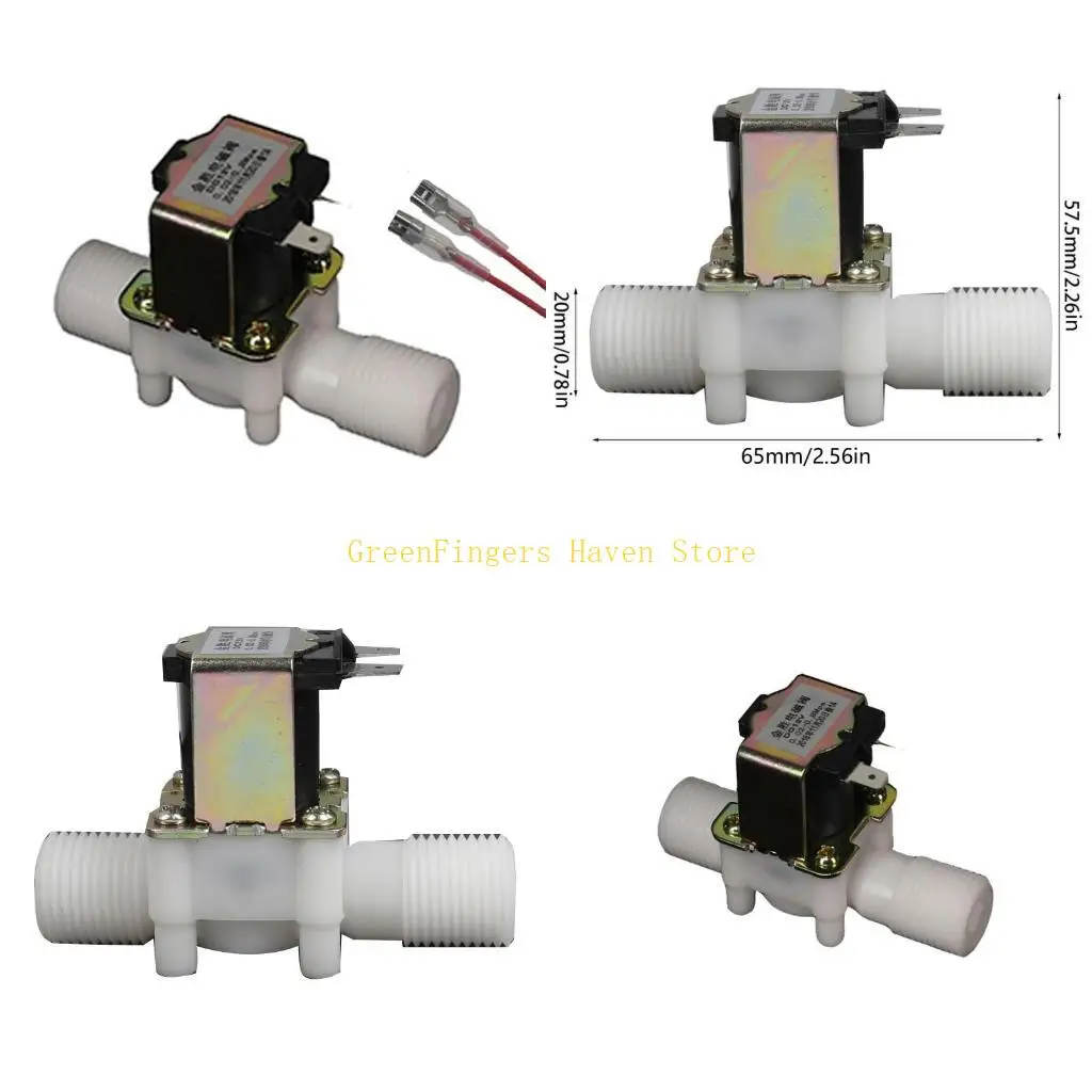 

F68D 12 В/24 В Соленоид для клапана, нормально закрытый пластиковый переключатель контроля расхода воды на входе