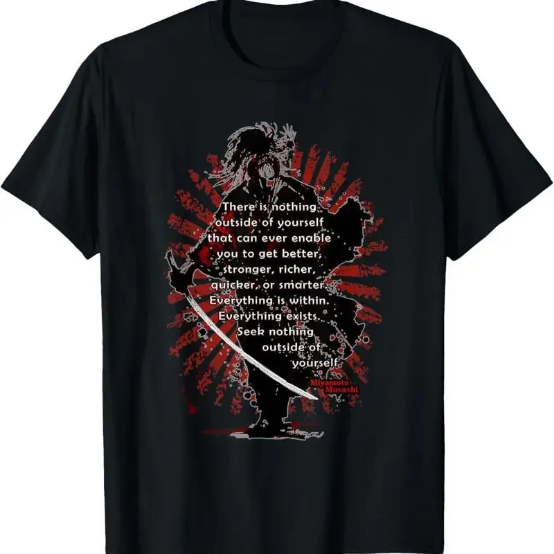 Miyamoto Musashi Samurai Life Martial Arts T Shirt