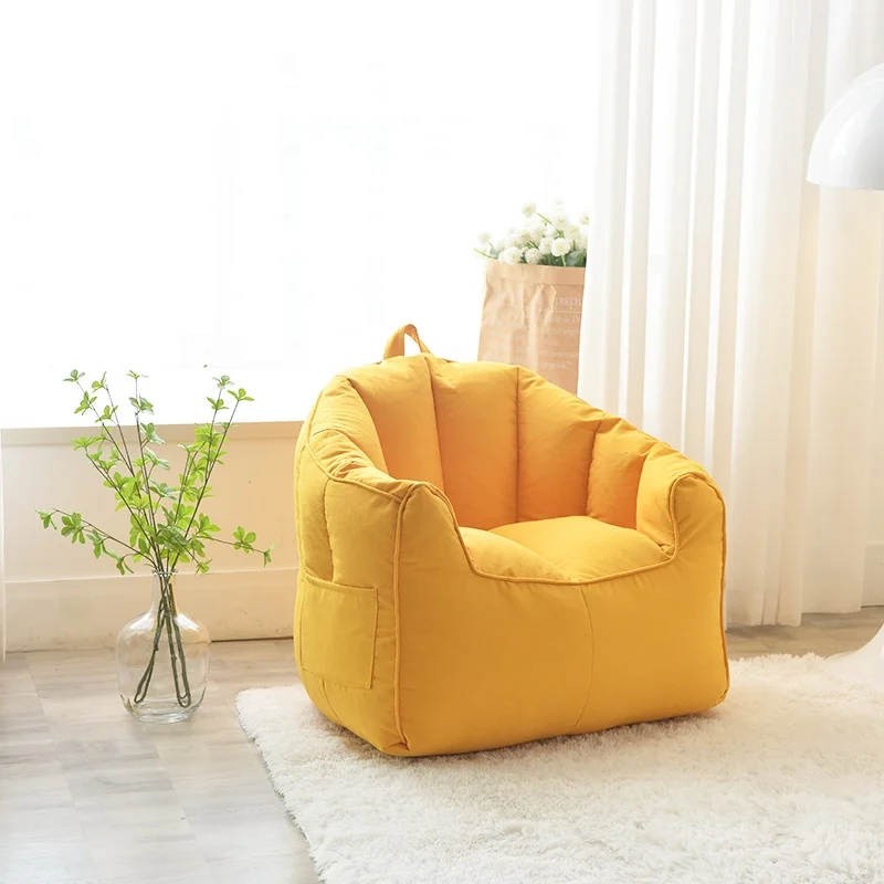 Fabric bean bag sofa - removable condom suitable for small apartments and balconies - sleeping tatami design