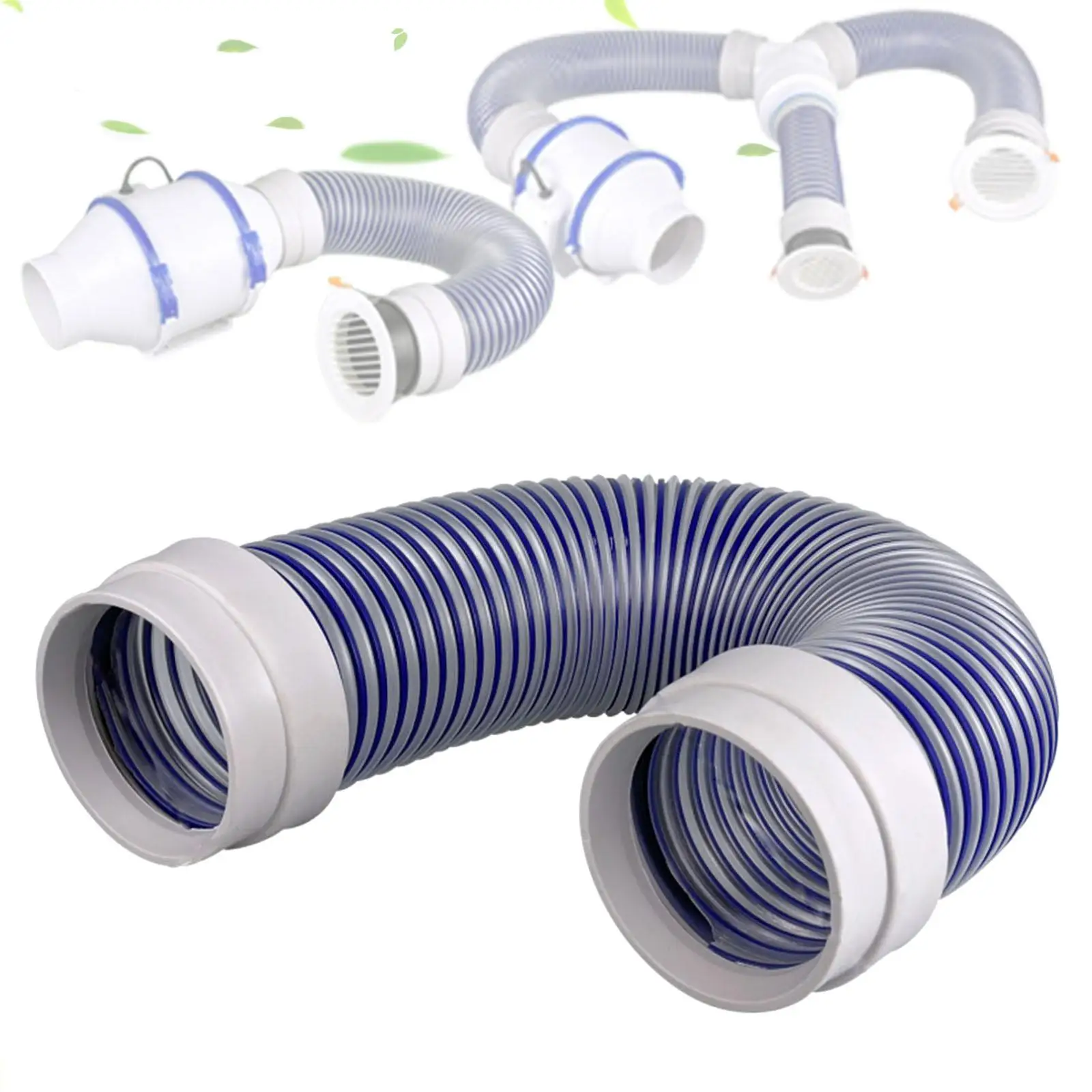 Vent Hose Sturdy Replacement Vent Pipe Quick Connect for Ventilation and Exhaust Easy to Install Vent Duct for Bathroom Kitchen