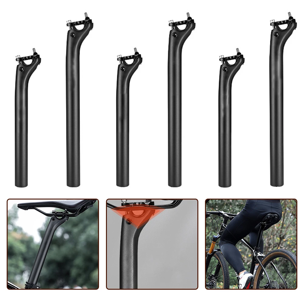 

Road Bike Seat Post 27.2/30.8/31.6mm Carbon Fiber Ultralight Seatpost MTB Bicycle Seat Tube Cycling Accessories