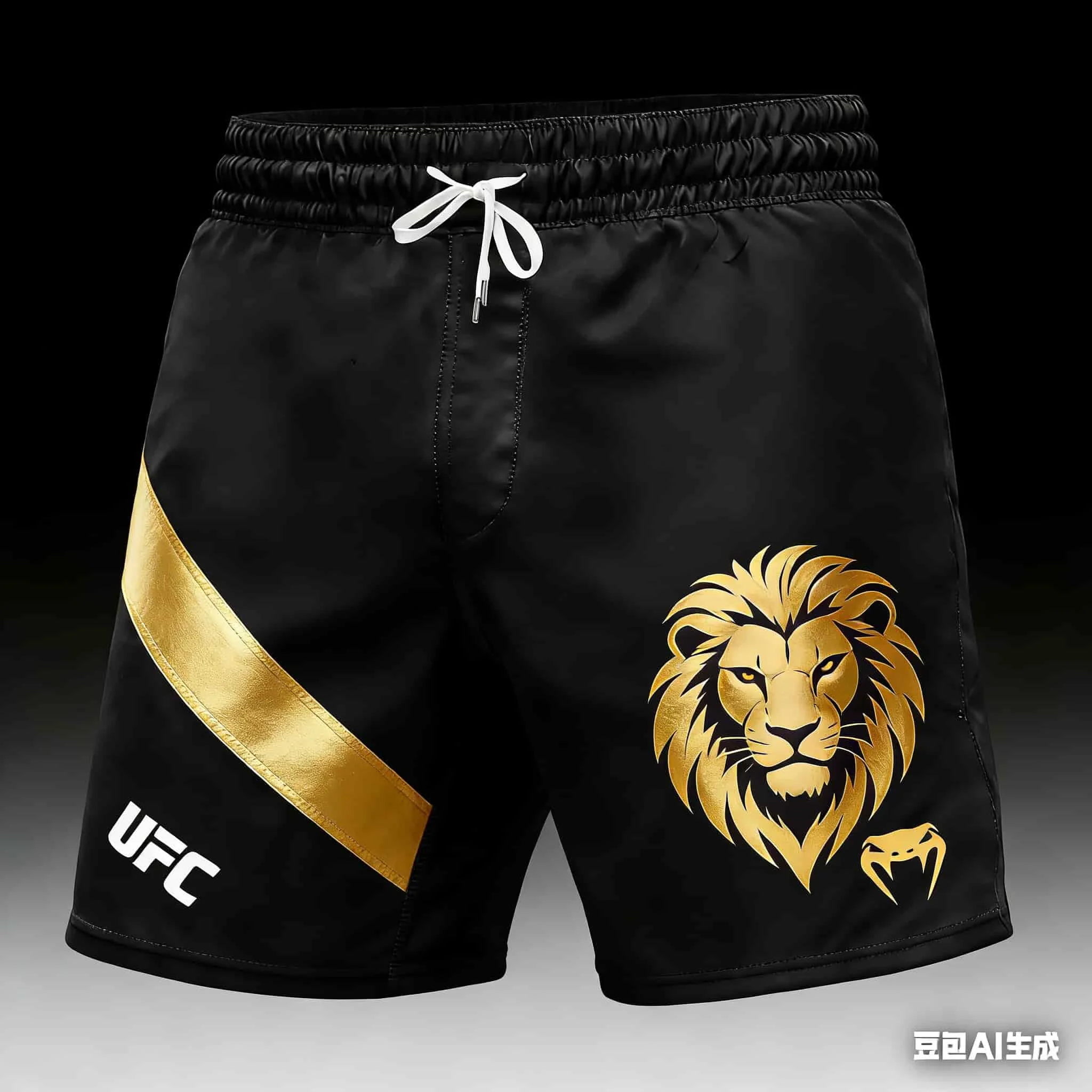 

2026 Summer New Arrival—Men's Breathable Quick-Drying Mesh Fighting Shorts, 3D Printed Lion Head Letter Elements, XXS-6XL Plus S