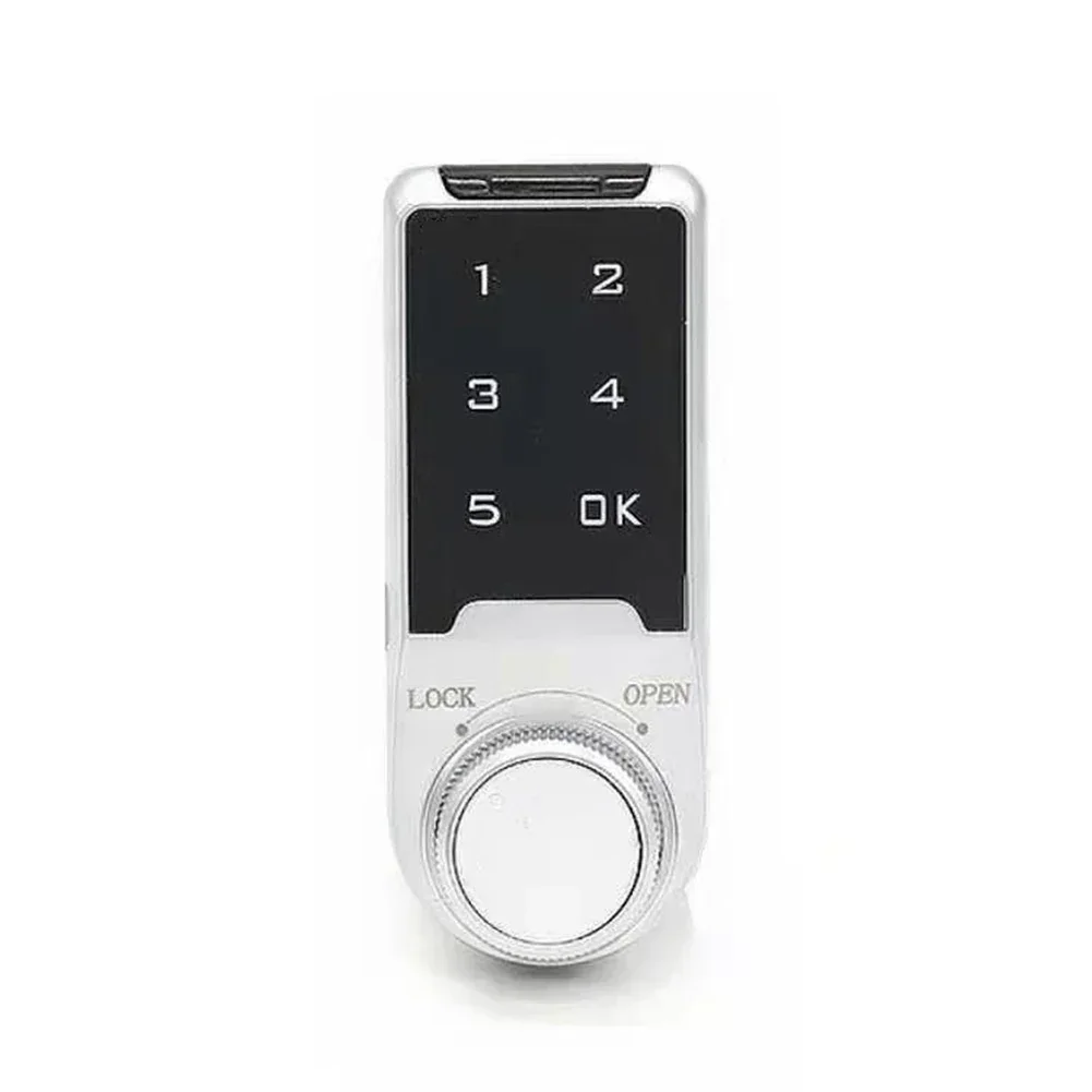 Electronic Combination Tongue Lock for Storage Cabinets with Auto-Disable Feature After Multiple Invalid Entries