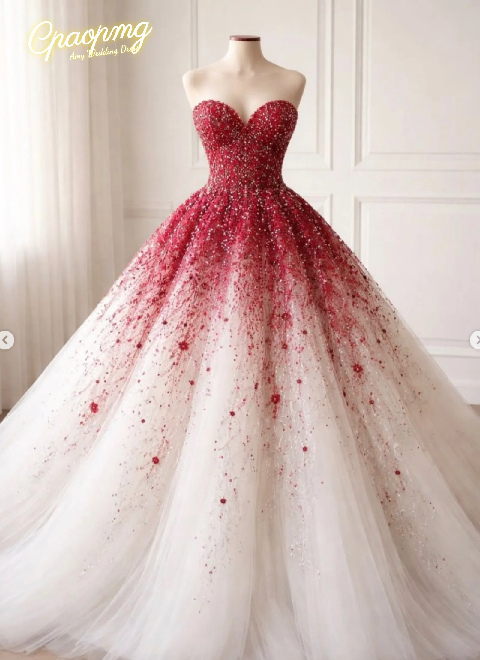 

Customized Sparkly Strapless Floor Length Sequin Quinceanera Dresses Puffy Prom Evening Dresses Long Ball Gowns for Womens