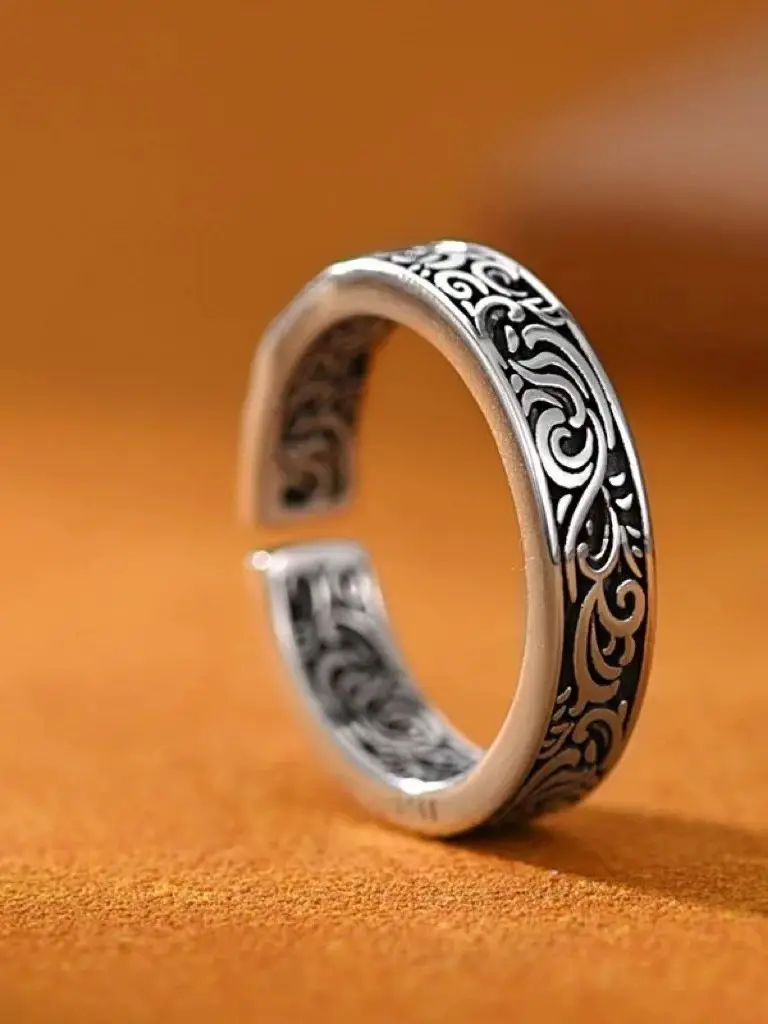 925 Sterling Silver Ring Vintage Luxury High Quality for Men Women Wedding Fine Jewelry Accessories Party Gift Fashion