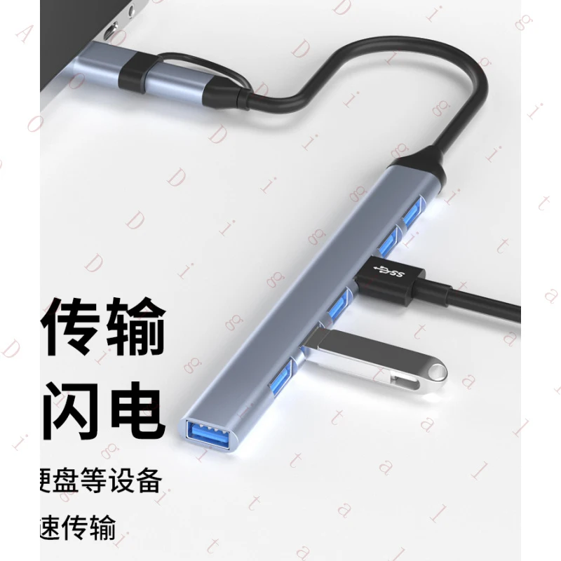 BR  Double HeadtypecDocking stationUSB3.0Multi-Port Hub for Expanding High-Speed Transmission
