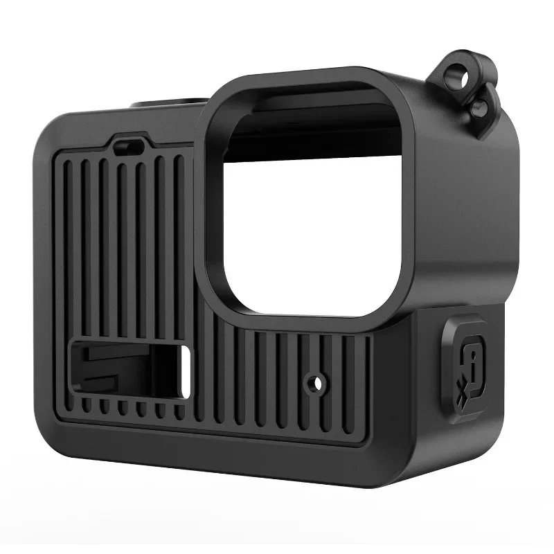 PULUZ Silicone Protective Housing Shell Case Side Interface Cover For GoPro HERO 2024 Accessories