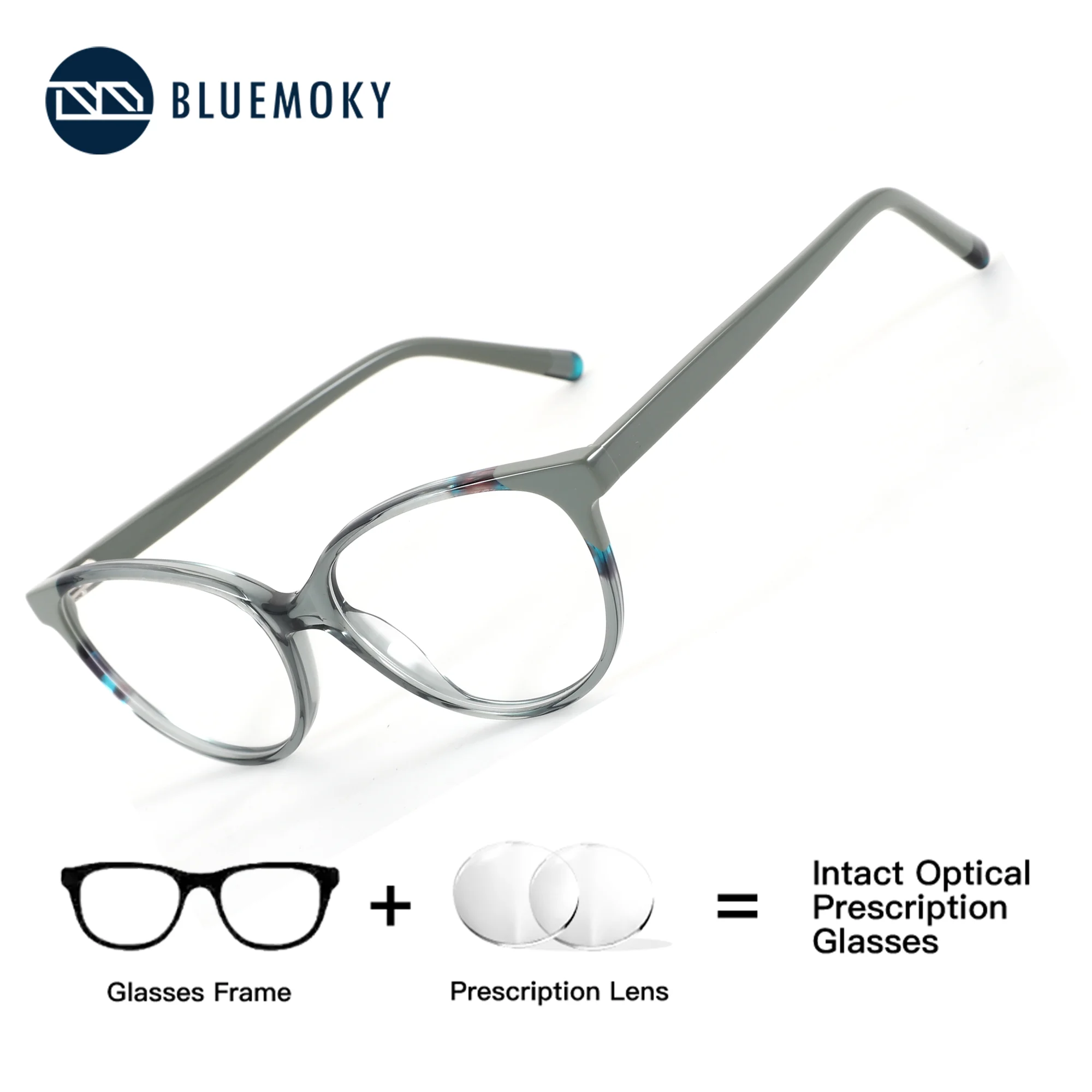 

Очки для чтения BLUEMOKY Butterfly с диоптриями, ручной работы, из ацетата, фотохромные, с защитой от синего света, для женщин