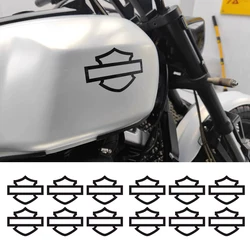 10PCS LOGO Tank Decal Motor Oil Cover Motorcycle Reflective Sticker for YAMAHA Tmax Honda HRC Suzuki Kawasaki Ninja Vespa Harley