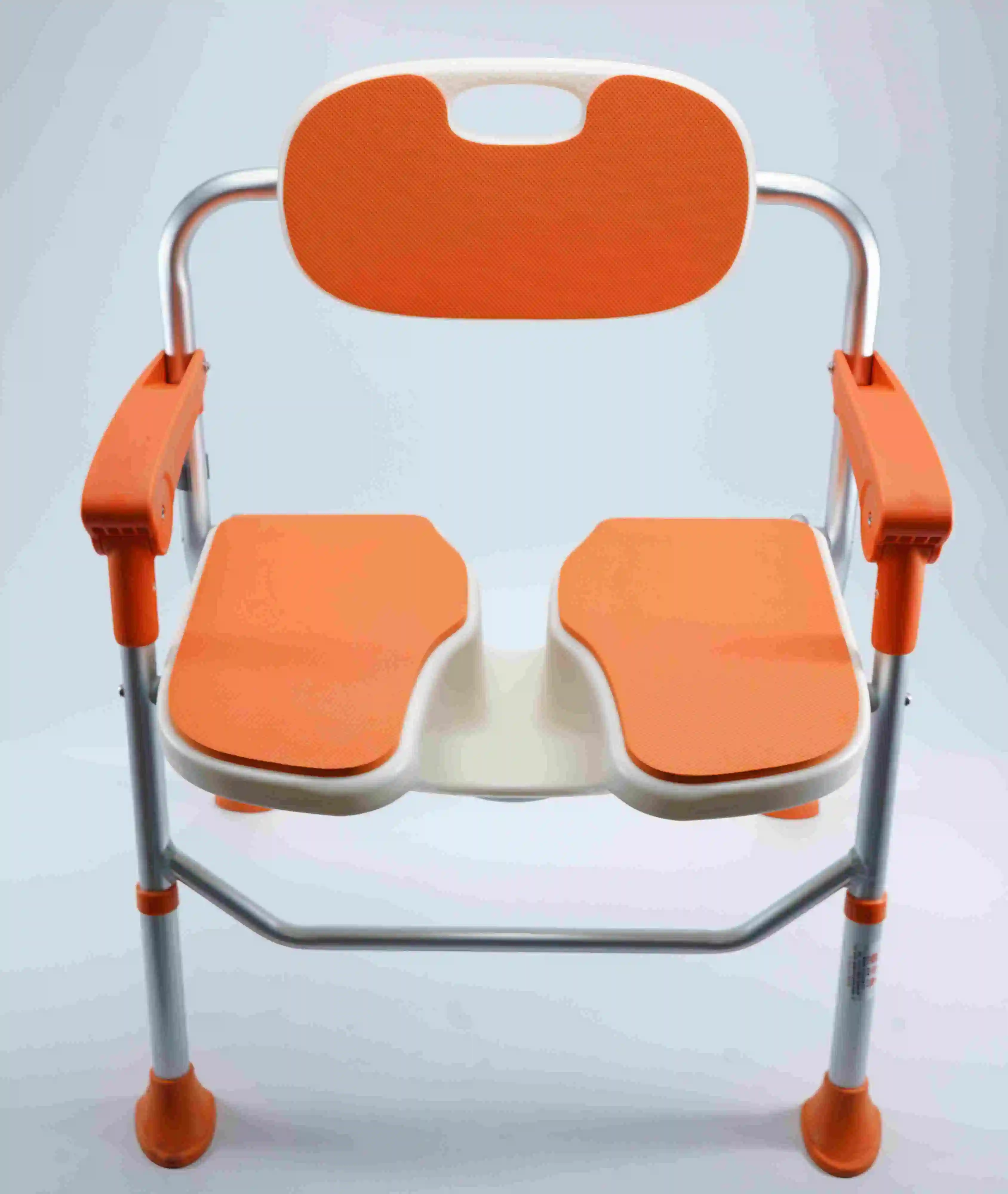 كرسي حوض استحمام مدمج قابل للطي وخالي من العوائق، حمام مستقل لمستلزمات العلاج لإعادة التأهيل