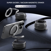 360° Rotation Car Phone Magnetic Stands Extra-long Support Bar Portable Loafer Vacuum Magnetic Desktop Mobile Phone Holders