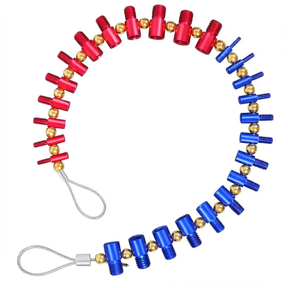 Reliable Aluminum Thread Gauge For Bolt Nut Identification Workshop Hardware Tool Industrial Measurement Equipment Set