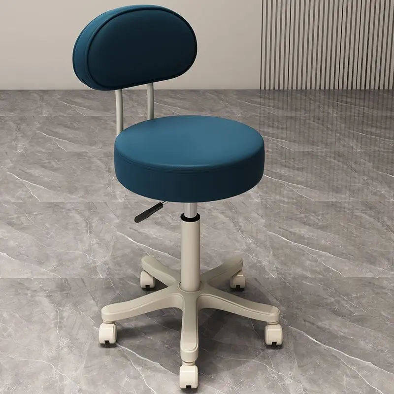 Schoonheidskruk met rugleuning Katrol Roterende liftstoel Manicure Haar Draaistoel Huishoudelijke dressing Make-upstoel