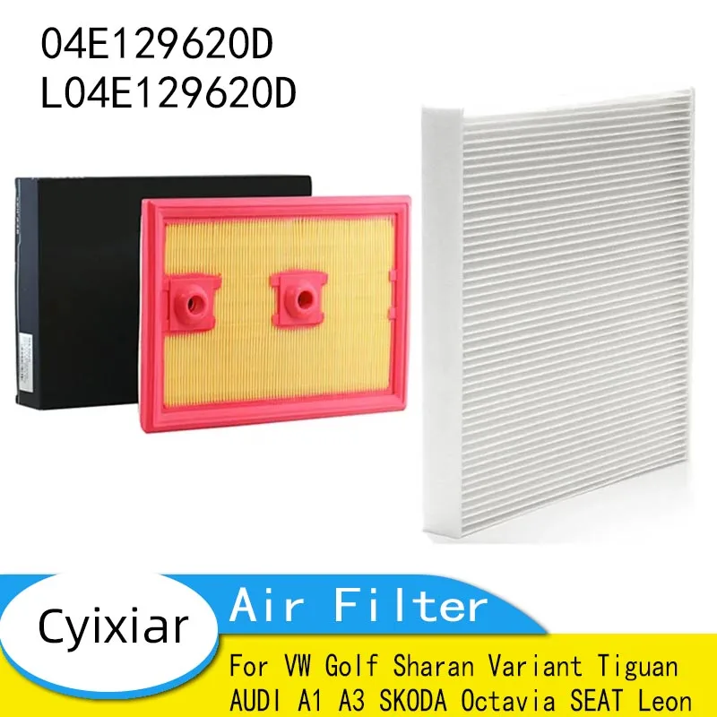 Air Filter for VW Golf Sharan Variant Tiguan AUDI A1 A3 SKODA Octavia SEAT Leon 04E129620D L04E129620D