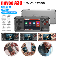 Source Miyoo A30 Retro Handheld Video Game Console Linux System 2.8 Inch Ips Screen Portable Pocket Video Player 64-128GB Games