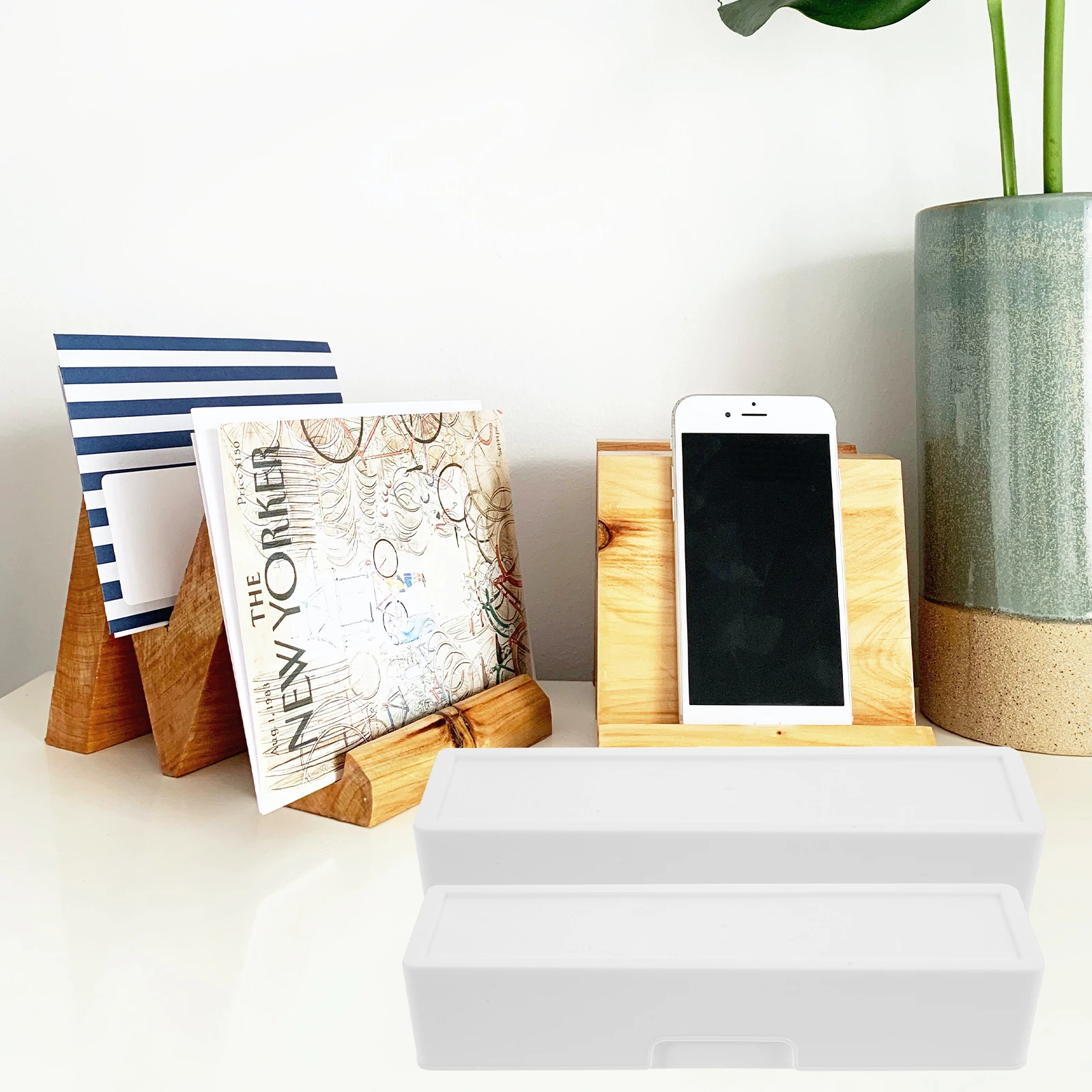 

4 Pcs Drawer Boxes Long Use ganizer Neatly Contain Desk Accessories Pens Paper Clips Note Pads Bathroom Office Cosmetics
