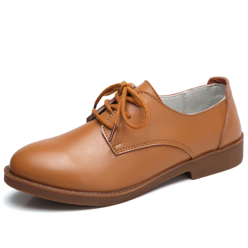 

2026 Autumn Winter Woman Shoes Plush White Black Leather Shoes Women Casual Lace Up zapatos mujer Non Slip Women Shoes WSH4655