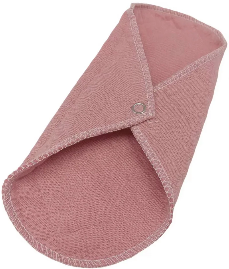 Almofada menstrual reutilizável para mamãe, 180mm de comprimento, algodão sanitário, forro de calcinha, pano fino, macio, lavável, ajuste dia,