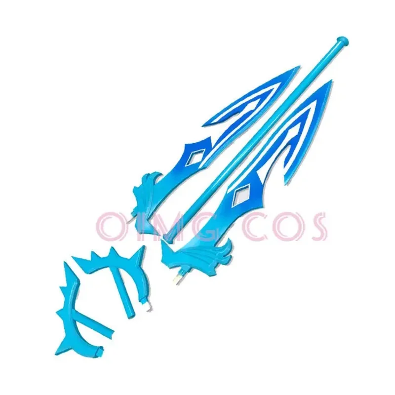 Genshin Impact Tartaglia Cosplay Weapon Props Model Water Lance