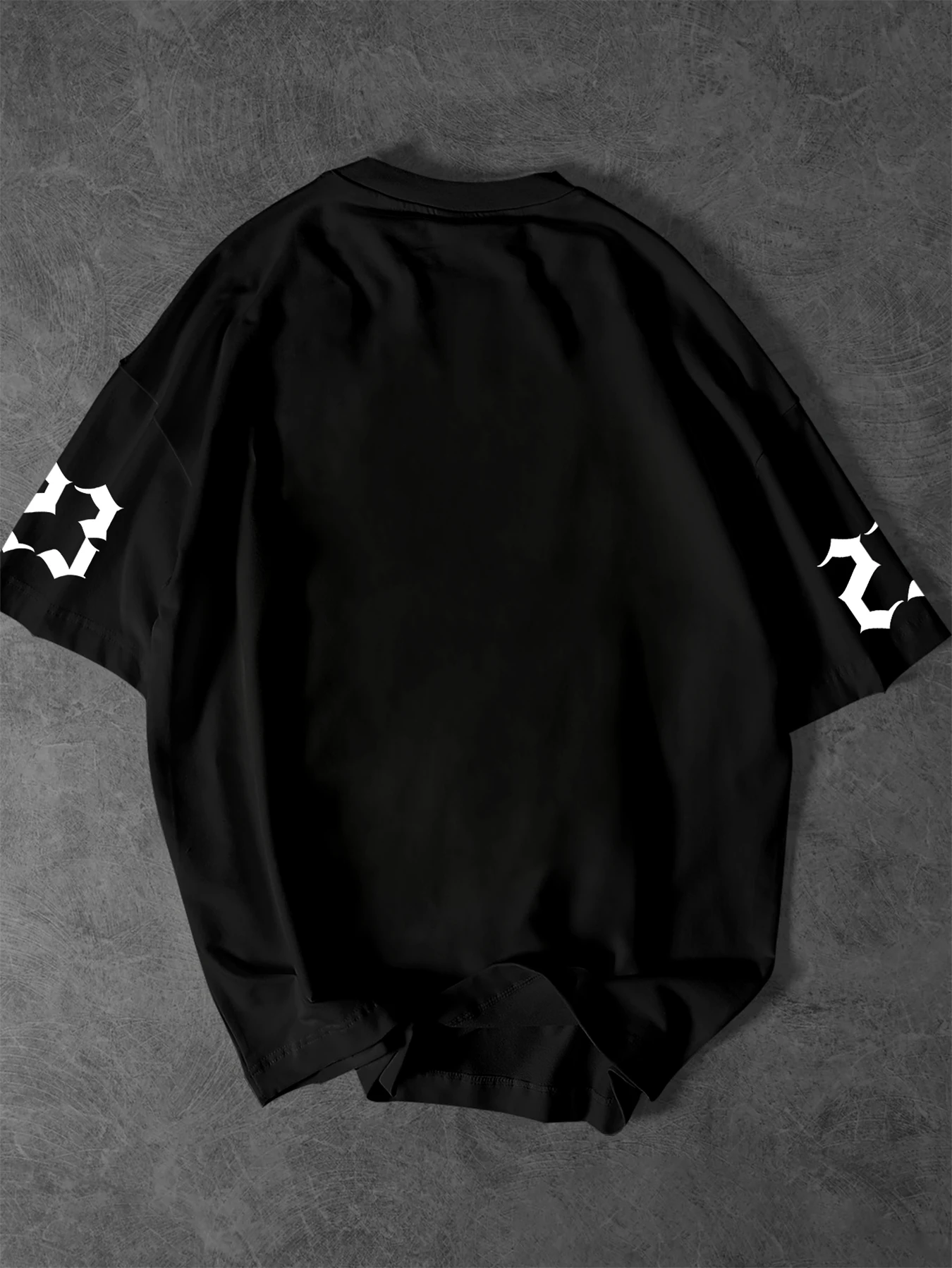 Übergroßes Vintage Y2K T-Shirt für Männer, Streetwear, Gothic Rose Art Front-Schulter-Print, Grafik-T-Shirt, Rundhalsausschnitt, Kurzarm-Oberteil, Größen S-XXL – Detail 3
