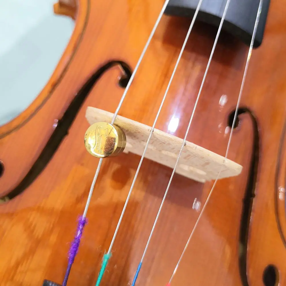 

1pc Brass Violin Wolf Tone Mute Suppressor For Cello Instrument Accessories High Quality Vibration Control Tuning Aid