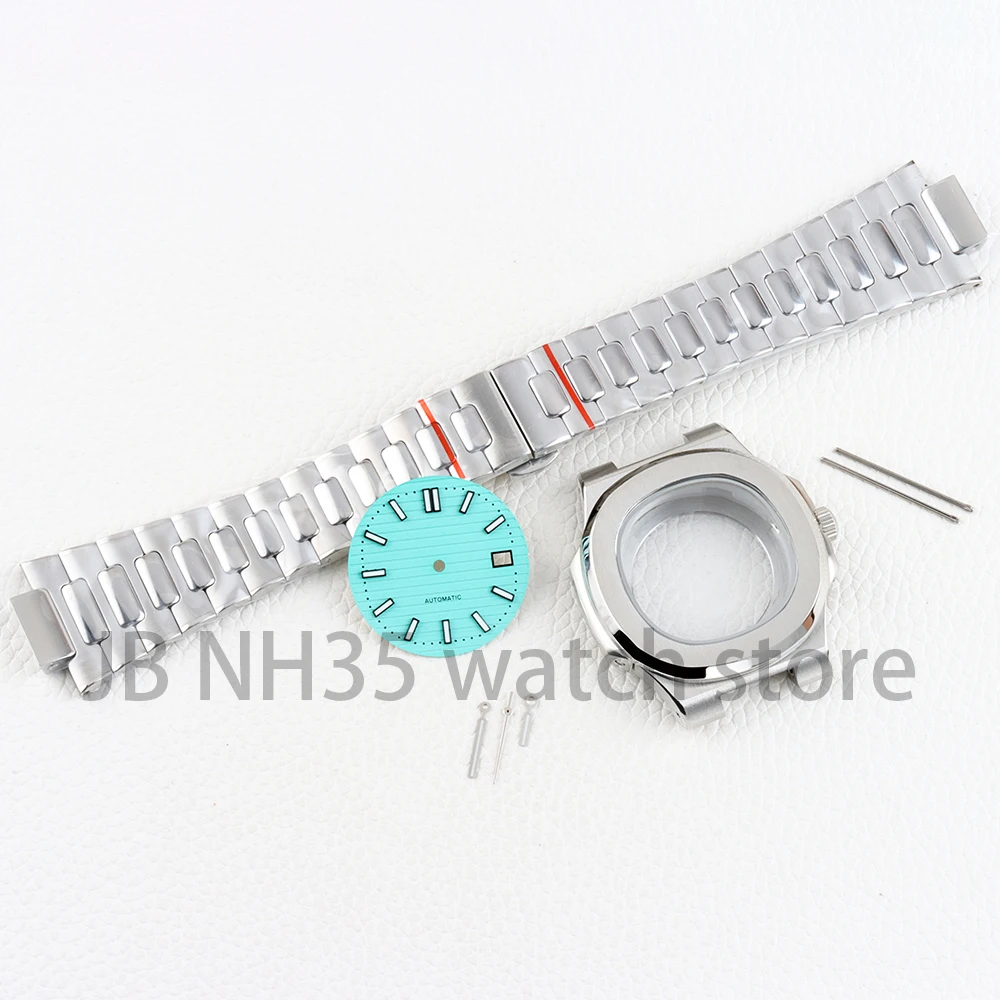 40mm Nh35 Watch Case For Nautilus NH35 NH36 NH38 Movement 29.8mm Dial Waterproof 316L Stainless Steel Modification Accessories