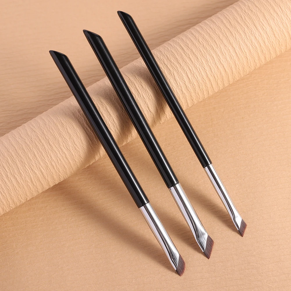 OVW-Pinceau eyeliner ultra fin à angle plat, accessoire de maquillage pour les yeux, lame de mise à niveau