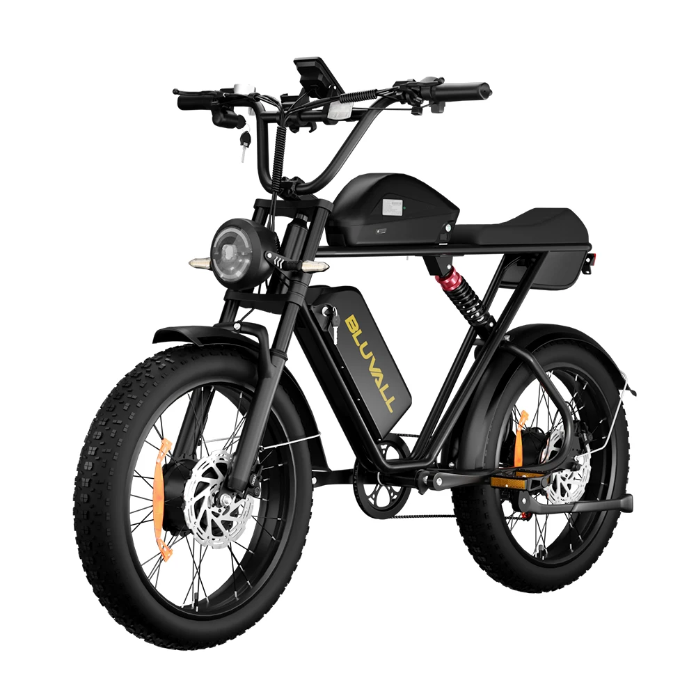 20 Inch 2000w E-bike Fat Bike Ebike K10 Fat Tyre E Bike Fatbike Electric Beach Bike 52v Fat Tire Wheel Bicycle Electric For Men