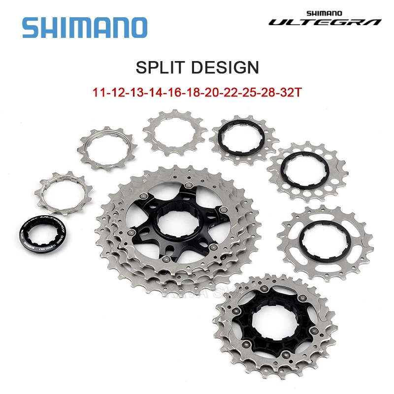 SHIMANO 105 CS-R8000/R7000 Freewheels Road Bike 11 Speed Freewheels Cogs11-28T 30T 32T HG700 11v 34T Cassette Sprocket Bicycle