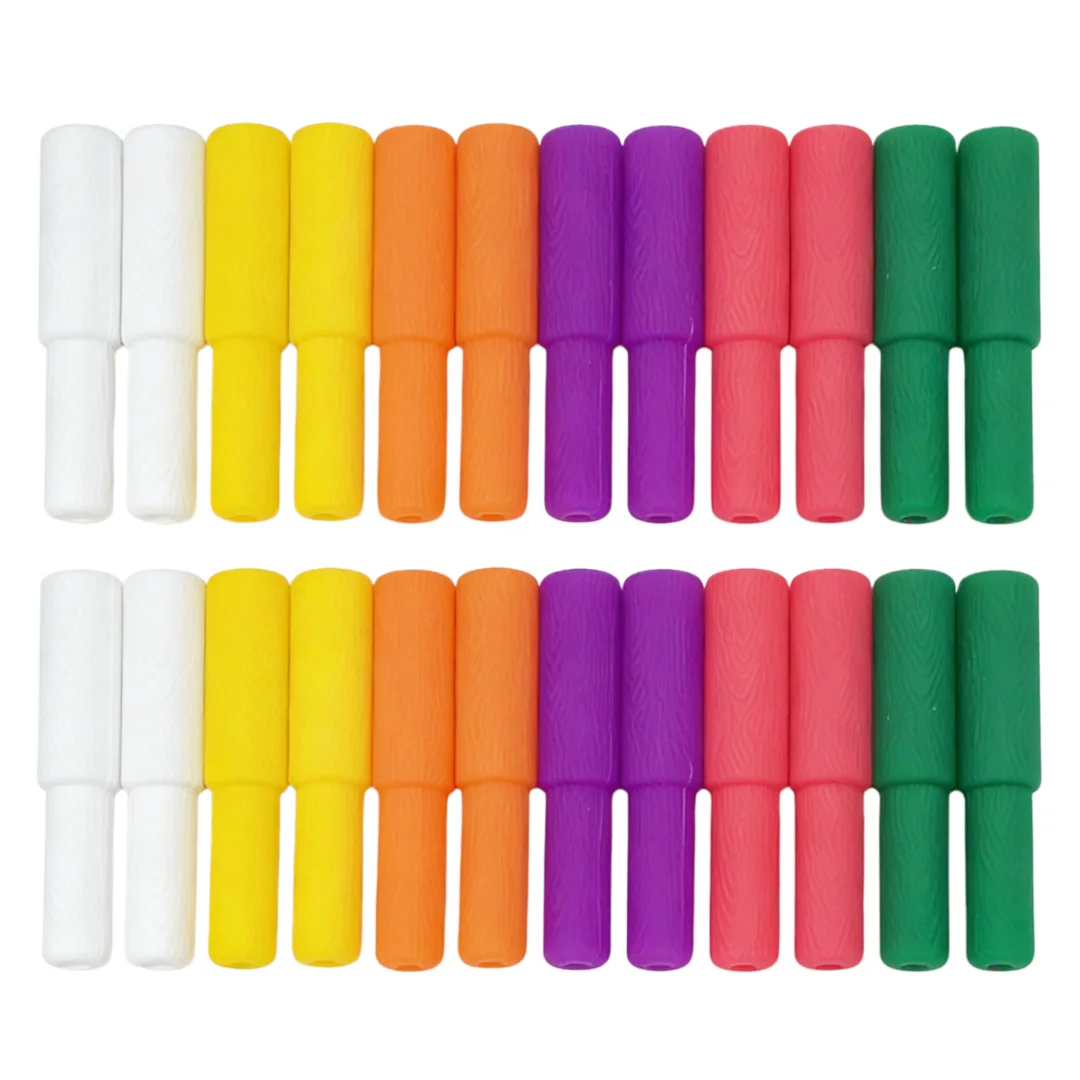 24pcs Orthodontic Aligner Chews Silicone Tray Seater Soft Bite Chewies for Invisible Braces Soft Chewies Invisible Brace Seating