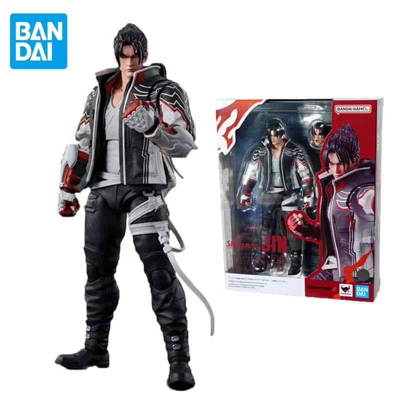 

Bandai Original S.H.Figuarts Tekken 8 Anime Figure Jin Kazama Action Figure Toys for Boys Girls Kids Children Birthday Gifts