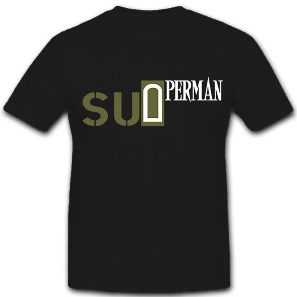 Stuffz Perman Bundeswehr Trainers Slogan Staff Sergeant T-Shirt 100% Cotton O-Neck Short Sleeve Summer Casual Mens T-shirt