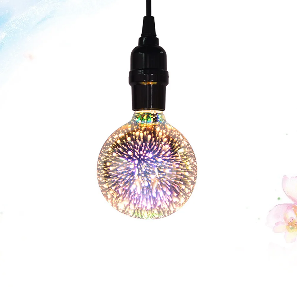

LED Christmas Bulbs 3D Glass Design Dazzling Ornament Light Decoration for Holiday Birthday Corporate Gift