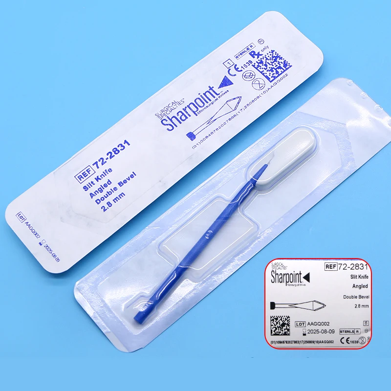 Microscopic U.S. Sharplight Ophthalmic Scalpel Imported Disposable Ophthalmic Scalpel 15 degrees 2.8