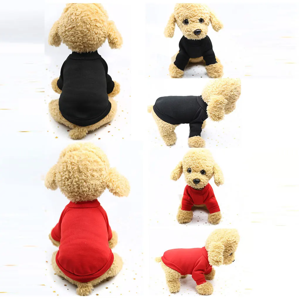 Dog Cat Sweater Hoodies Puppy Pets Winter Autumn Christmas Top Clothes Snow Sweatshirt Coat