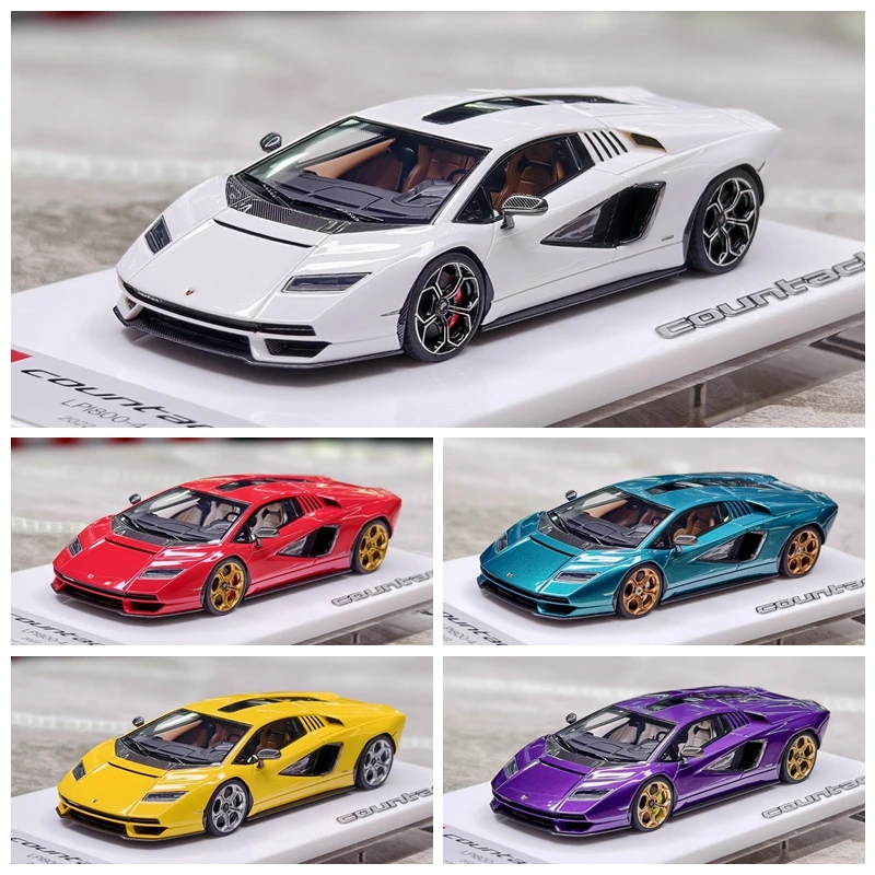 

В наличии: 1:43 Lamborghini Countach LPI800 2022 EM740, литая под давлением модель автомобиля из смолы, игрушка для мальчиков, декоративный предмет для взрослых.