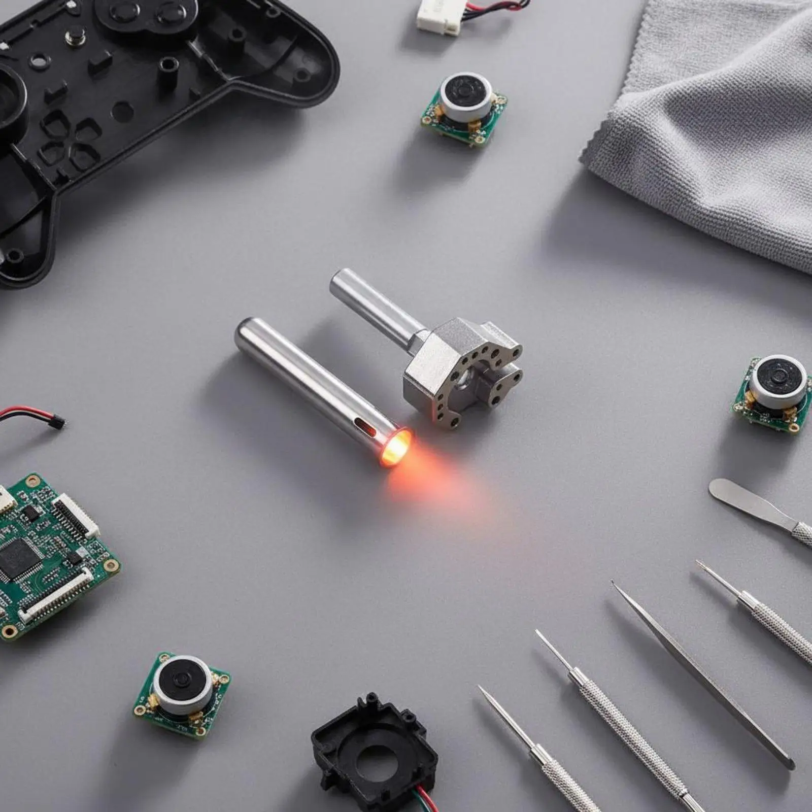 Bimetal Soldering Tip for Joystick Module Replacement Solder Head for Modern Gaming Controllers