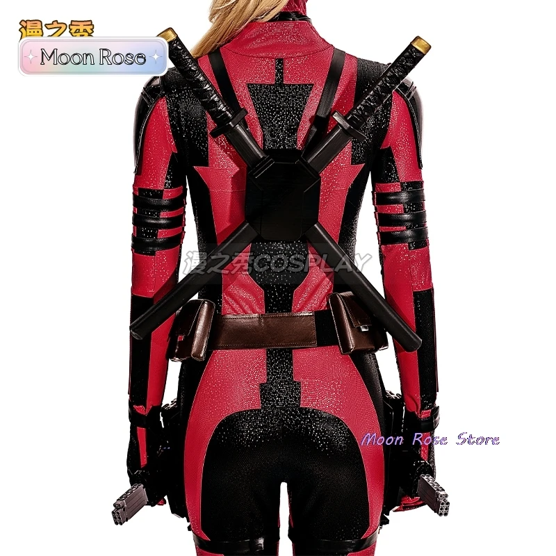 Costume da donna di alta qualità Lady Dead Cosplay Pool Costume da supereroe Roleplay travestimento per la maschera della tuta Zentai femminile festa di Halloween