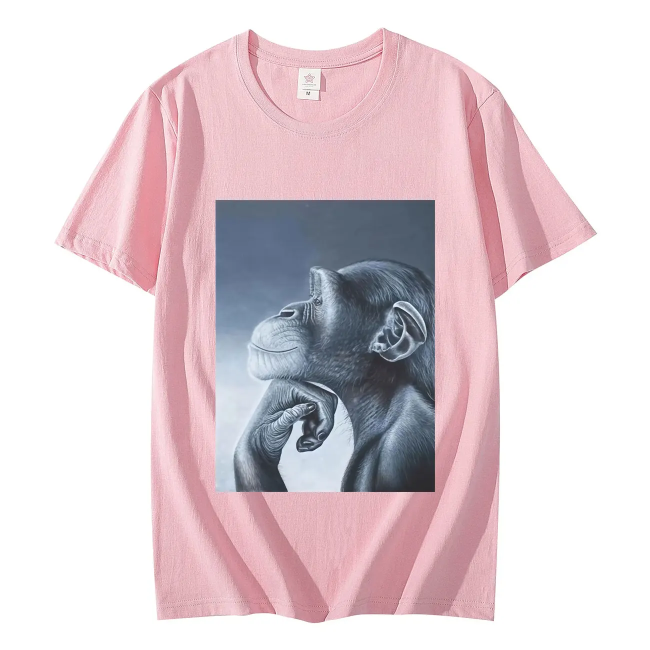 مضحك الغضب الطعم القرد ميمي تي شيرت موضة خمر تي شيرتات قصيرة الاكمام الرجال النساء ملابس الصيف عالية الجودة القطن تي شيرت