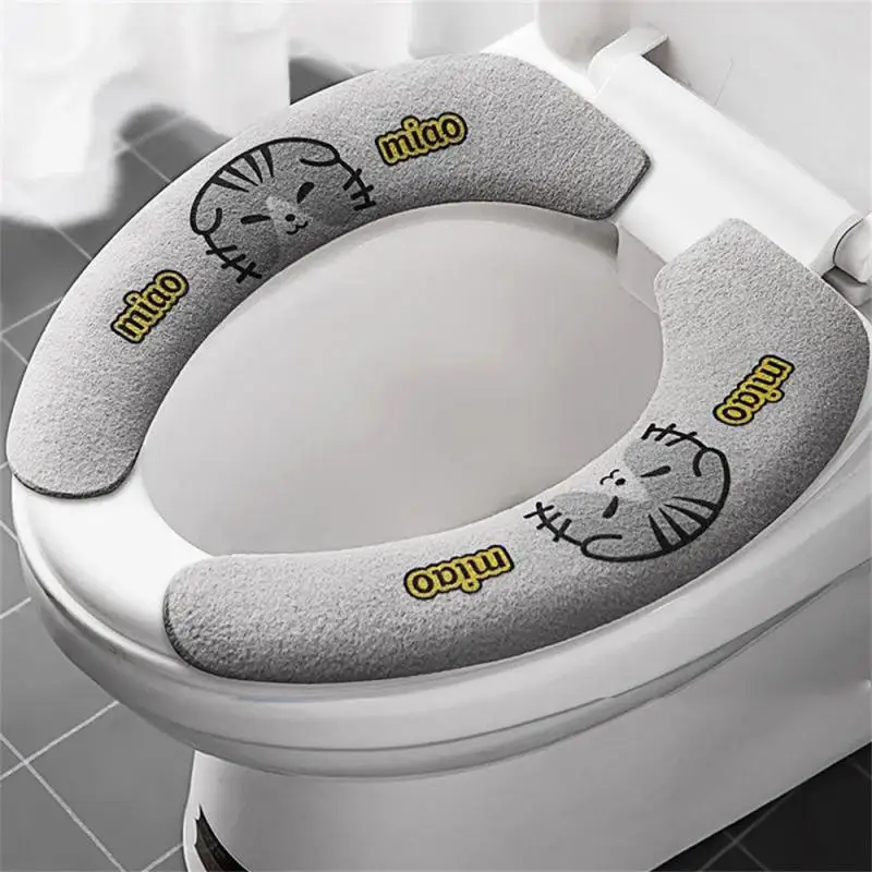 Health Portable Base Soft Comfortable Reusable Household Adsorption Washable Widely Applicable Easy To Carry Toilet Sticker