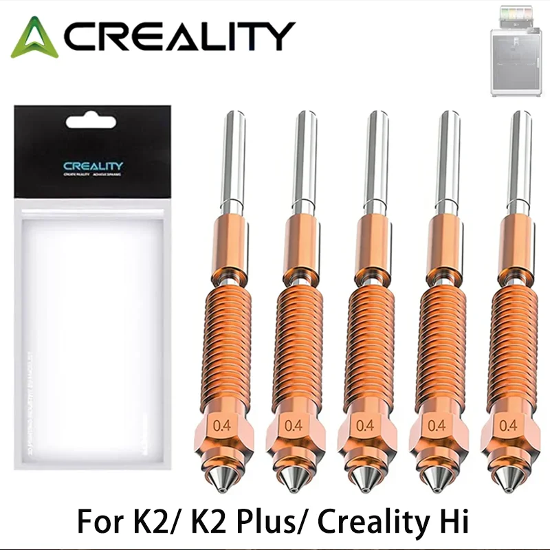 

Комплект сопел Creality K2 Plus, быстросменные сопла высокой производительности K2P Unicorn, быстросменные сопла для 3D-принтеров Creality K2/K2 Plus