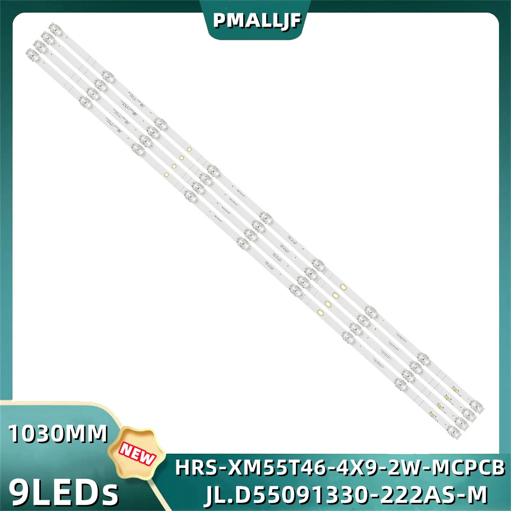 

Полосы светодиодной подсветки HRS-XM55T46-4X9 CRH-BP7 HRS-XM55T46-4X9-2W-MCPCB для UN55TU7090 UN55NU7095 L55M5-5A L55M5-EX L55M5-5S