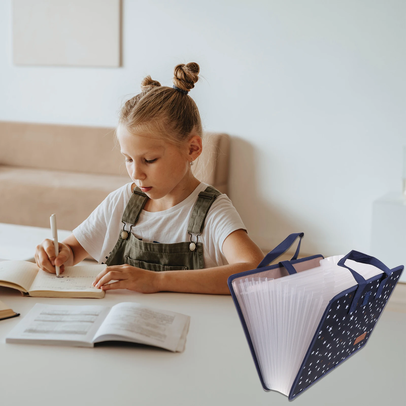

File Holder Folder Organizer Folders Multi-layer Documents Pocket Oxford Cloth Travel