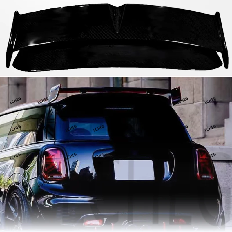 

For MINI Cooper F56 2Door AG GarbinoStyle Spoiler High Quality Carbon Fiber Material Rear Roof Wing Spoiler 2014-2022