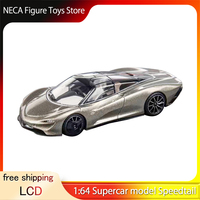 LCD 1:64 Speedtail Alloy Hypercar Model Simulation Collectible Limited Edition Speedtail Ornament for Car Enthusiasts Toy
