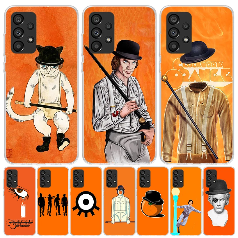 A Clockwork Orange Film Phone Case For Samsung Galaxy A15 A55 A25 A35 A14 A54 A24 A34 A13 A53 A23 A33 A12 A52 A22 A32 A05S A04S