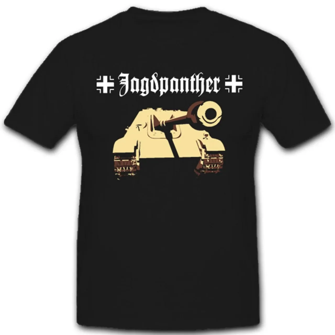 

wehrmacht Panzer Jagdpanther Tank Destroyer T-Shirt 100% Cotton O-Neck Short Sleeve Summer Casual Mens T-shirt Streetwear