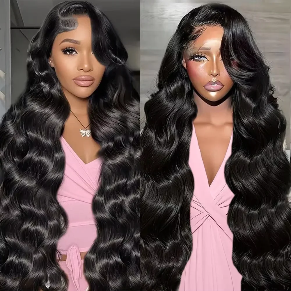 

Парик с волнистыми локонами (Body Wave), 200% плотность, 13x4, 13x6, из натуральных человеческих волос, HD прозрачный кружевной фронтальный парик, натуральный парик из бразильских волос Remy, предварительно прорезанный, для женщин