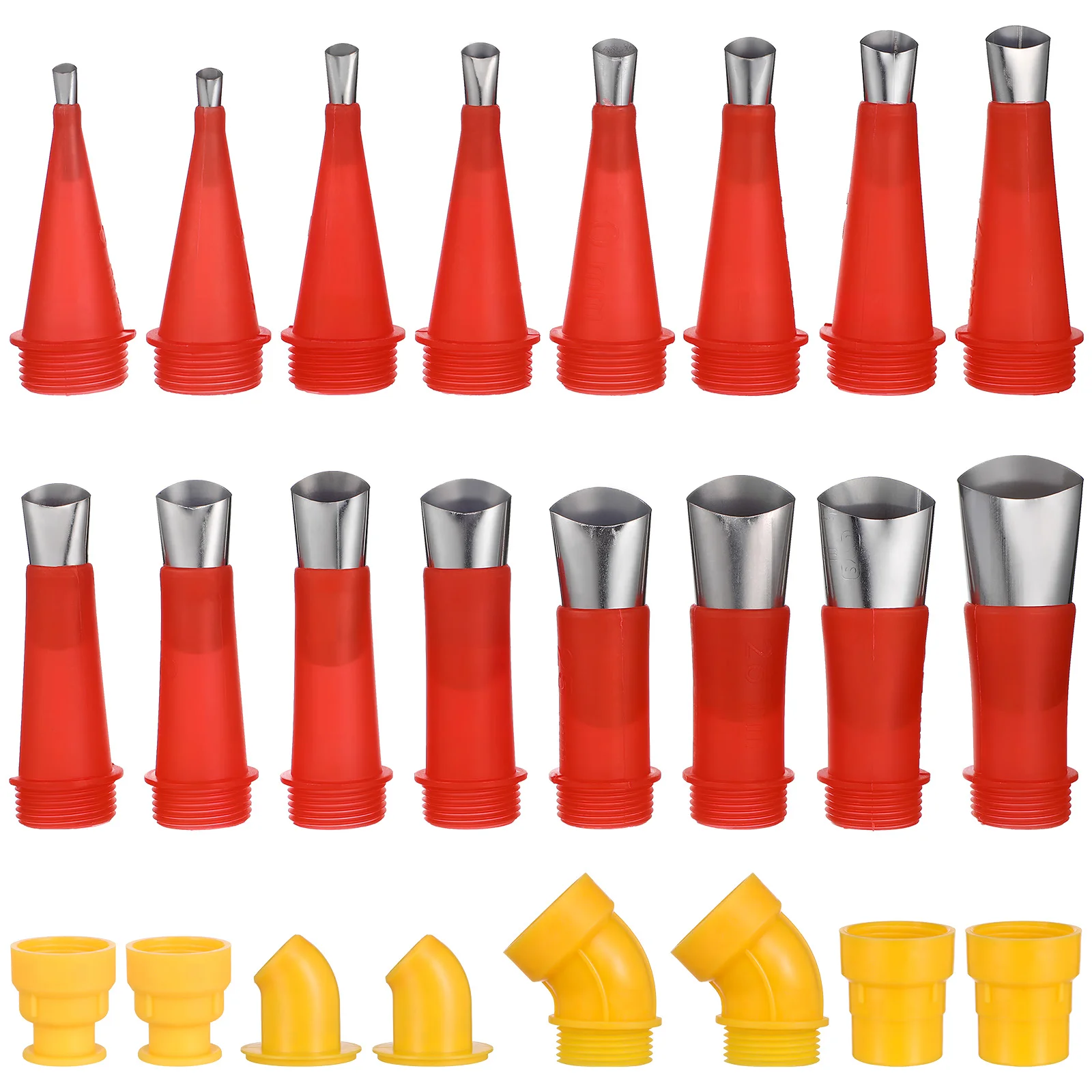 24 Pcs Glue Nozzle Set Caulk Removal Tool Caulking Finisher Kit Tube Sealing Tips Tools Suite